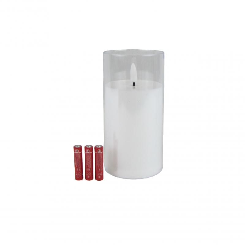 ŚWIECZKA, WKŁAD DO ZNICZA LED ŚR.7,5CM H.15CM